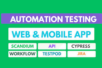 qa testing software testing website testing manual testing app testing user test