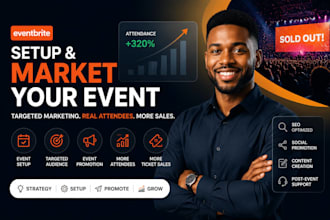 setup and manage your event on eventbrite with targeted marketing for audience