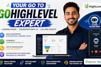gohighlevel landing page go high level sales funnel ghl website integration va
