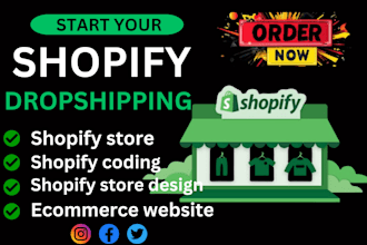 build shopify website drop shipping shopify store shopify site redesign