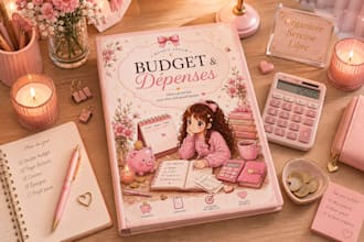 design a custom printable budget planner