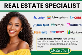 setup lofty CRM automation smart plan kvcore follow up boss
