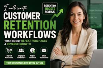 create customer retention workflows that boost repeat purchases and revenue grow
