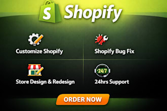 build or redesign shopify dropshipping store, setup dropified automation dropify