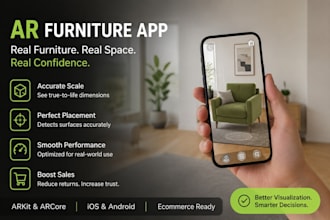 develop accuracy ar furniture app with realistic room placement using arkit