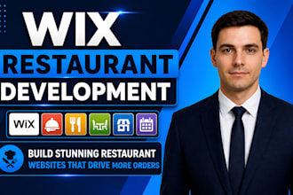 create wix restaurant website, online menu, table reservations, food ordering