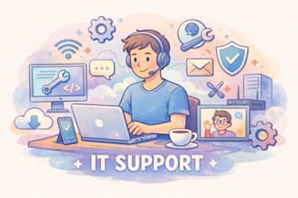 professional IT support troubleshooting remote assistance