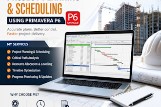 primavera p6 project planning and schedule planning