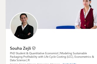 create a professional and attractive linkedin profile with swot