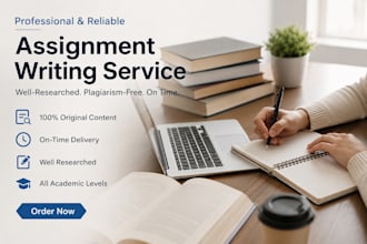 write professional assignments and reports