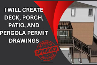 create deck, porch, patio, and pergola permit drawings