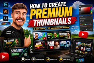 create premium youtube thumbnails that boost CTR