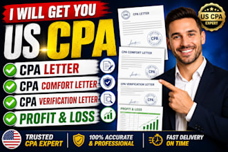 audit financial statement CPA comfort letter mortage income verification letter