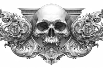 do unique customized realism tattoo design