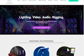 modern showcase website design for business