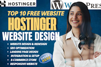 hostinger wordpress website design hostinger website design hostinger design seo