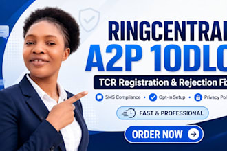 fix ringcentral a2p 10dlc, tcr registration, SMS compliance
