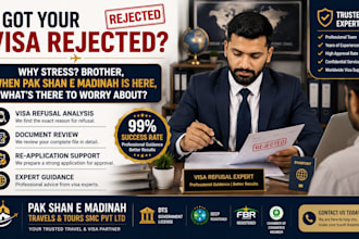 review visa refusal and help with visa reapplication