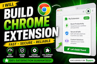 develop custom chrome extension solutions