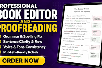 do professional book proofreading and book editing