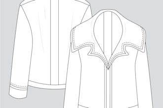 create a professional clothing tech pack and shoe tech pack