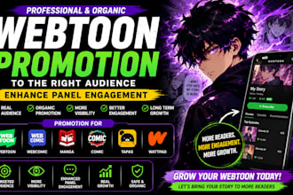 promote your webtoon to the right audience and enhance panel engagement