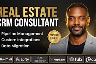 set up real estate crm lofty crm, follow up boss, kvcore, gohighlevel, boldtrail