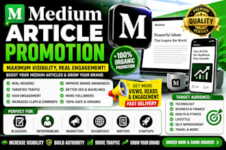 manage your medium publication and medium article promotion