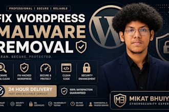 perform wordpress malware removal, with wordpress security