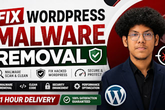 perform wordpress malware removal, with wordpress security