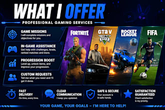 provide canva design and gaming services