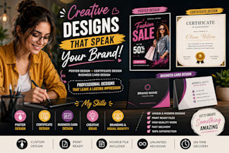design a professional certificate or award certificate