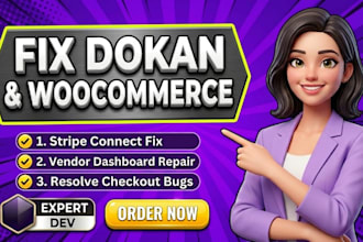 fix dokan bugs, woocommerce multi vendor errors, and checkout issues