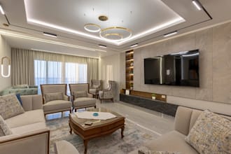 relayout residential interior, remodel living area from cad drawing, cgi render