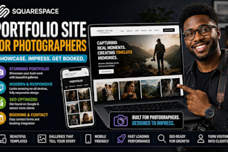 design a squarespace airbnb host website with direct booking