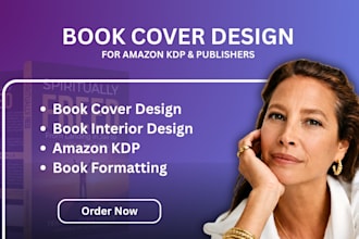 do book design and publish book on amazon KDP