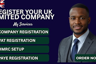 register your UK company and set up vat and paye with hmrc