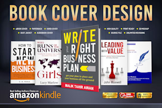 design modern non fiction book cover, ebook and kindle cover