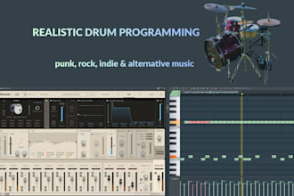 program realistic midi drums for your rock or indie song