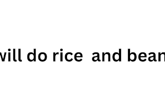 do rice and beans