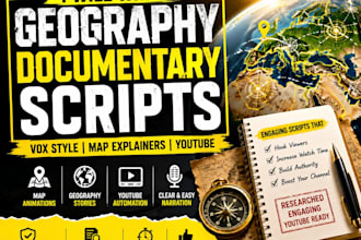 write geography documentary script for vox map explainer youtube