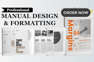 design, edit and format a polished training manual or instruction manual