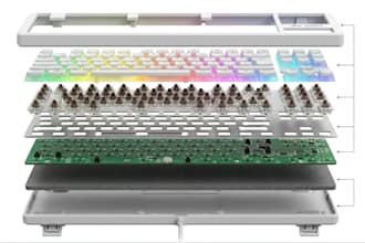 design ergonomic keyboards and computer peripherals, rgb gaming keyboards design