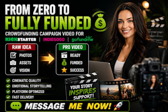 do crowdfunding campaign video for kickstarter indiegogo and gofundme