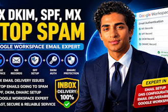 set up spf dkim dmarc and fix email deliverability issues