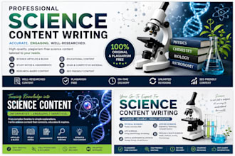 write biological and educational content
