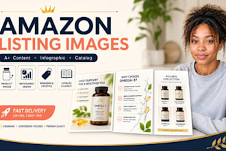 amazon listing images, content, product infographic branding, product catalog