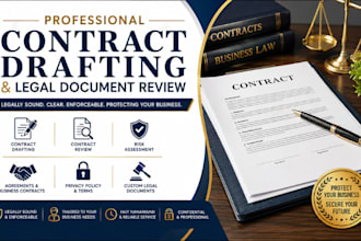 draft and review your contracts and business legal documents nda and legal