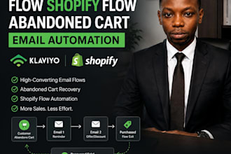 build klaviyo email marketing flow shopify flow abandoned cart email automation