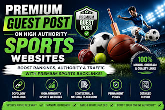 publish article on high da premium sports blogs with sports guest post backlinks